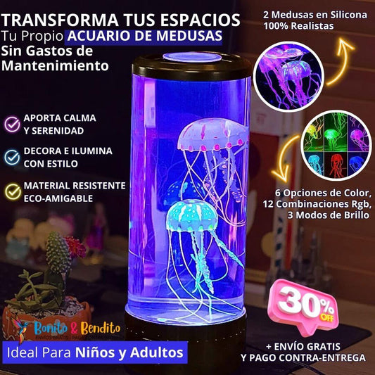 🐙 Acuario de Medusas Luminosas Glow Lamp™️